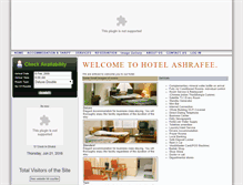Tablet Screenshot of hotelashrafee.com
